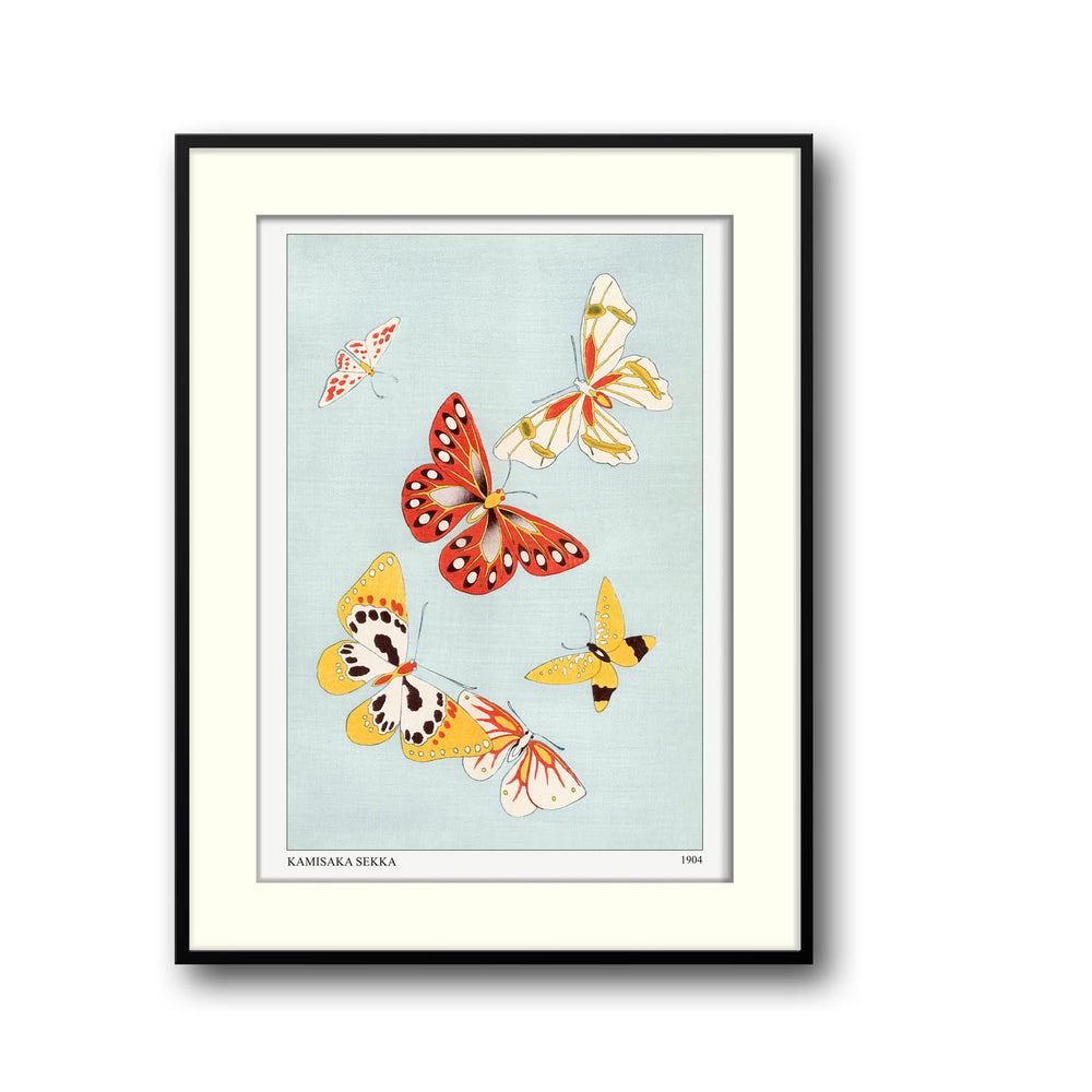 japanese-butterfly-kamisaka-sekka canvas art - Shop art for home decor