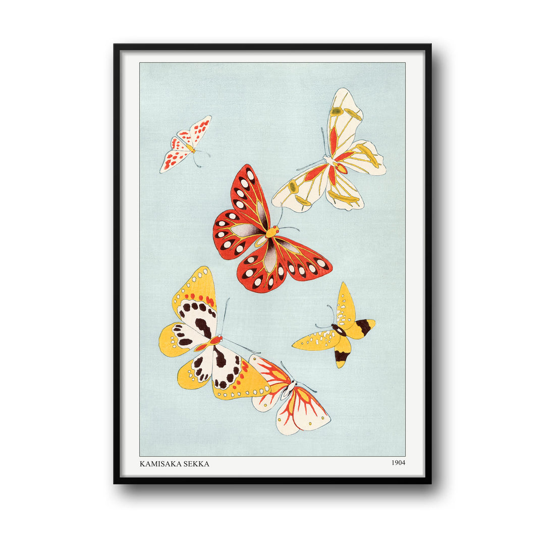 japanese-butterfly-kamisaka-sekka canvas art - Shop art for home decor