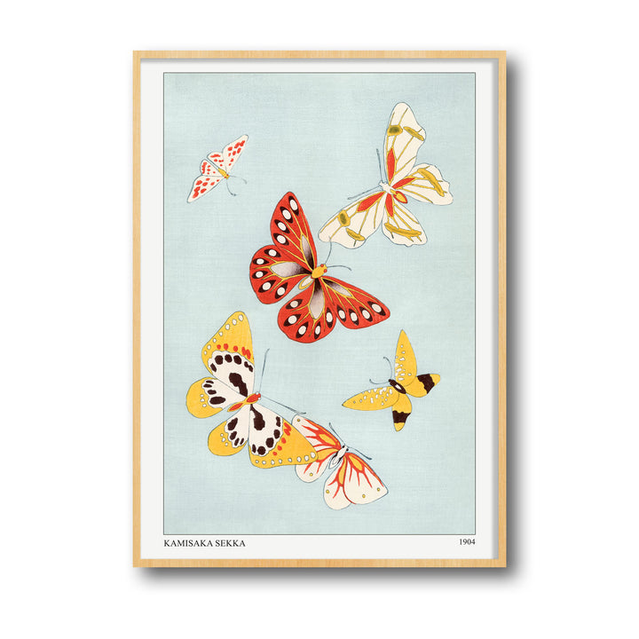 japanese-butterfly-kamisaka-sekka canvas art - Shop art for home decor