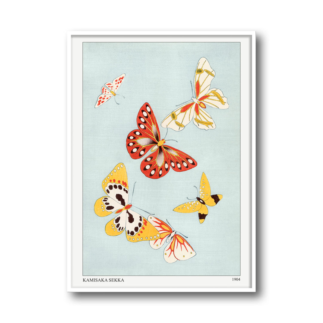 japanese-butterfly-kamisaka-sekka canvas art - Shop art for home decor