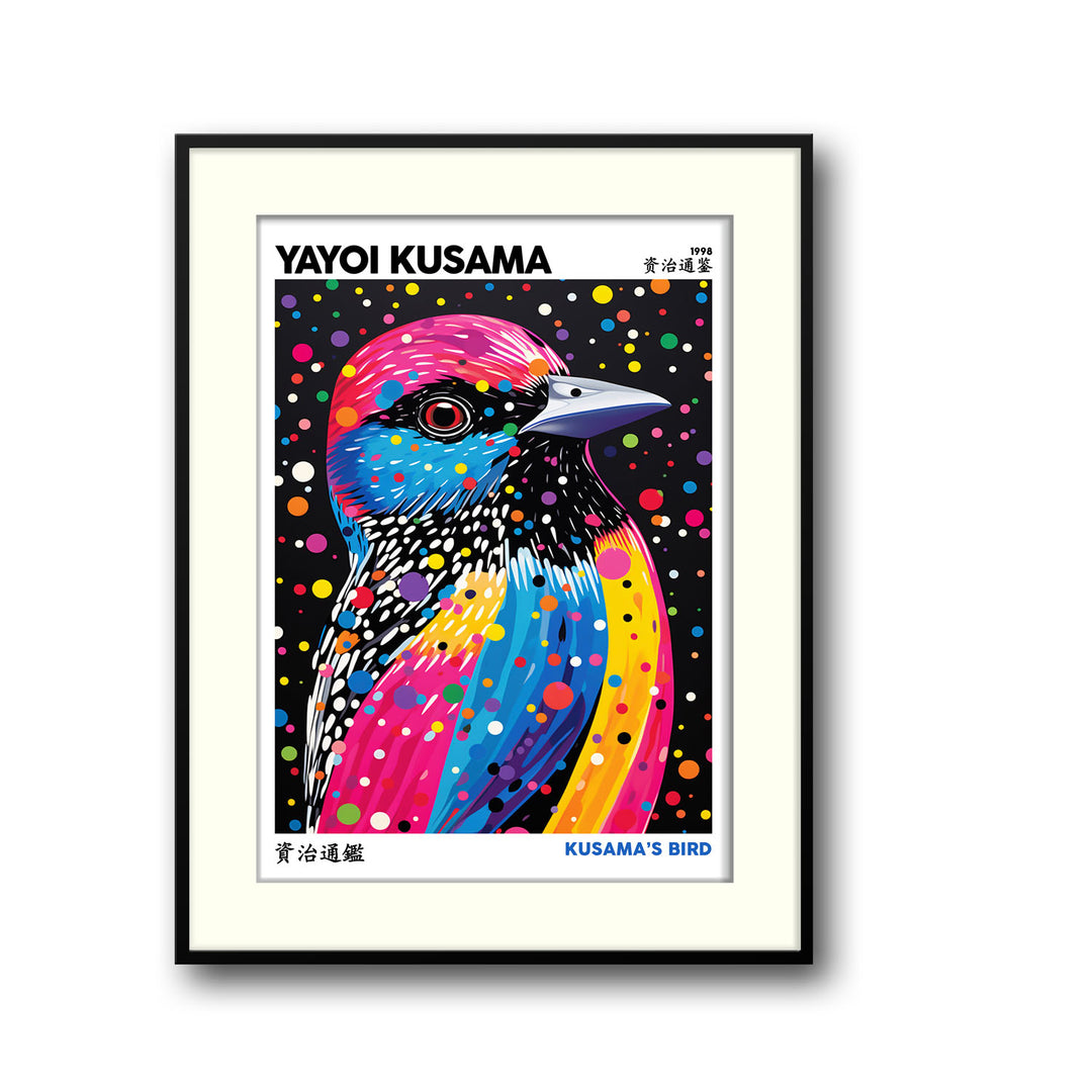 kusamas-bird-yayoi-kusama canvas art - Shop art for home decor