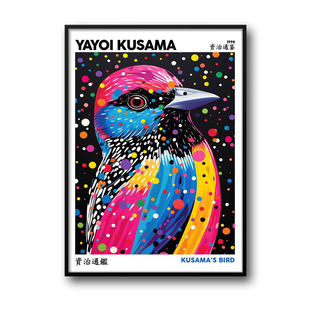 kusamas-bird-yayoi-kusama canvas art - Shop art for home decor