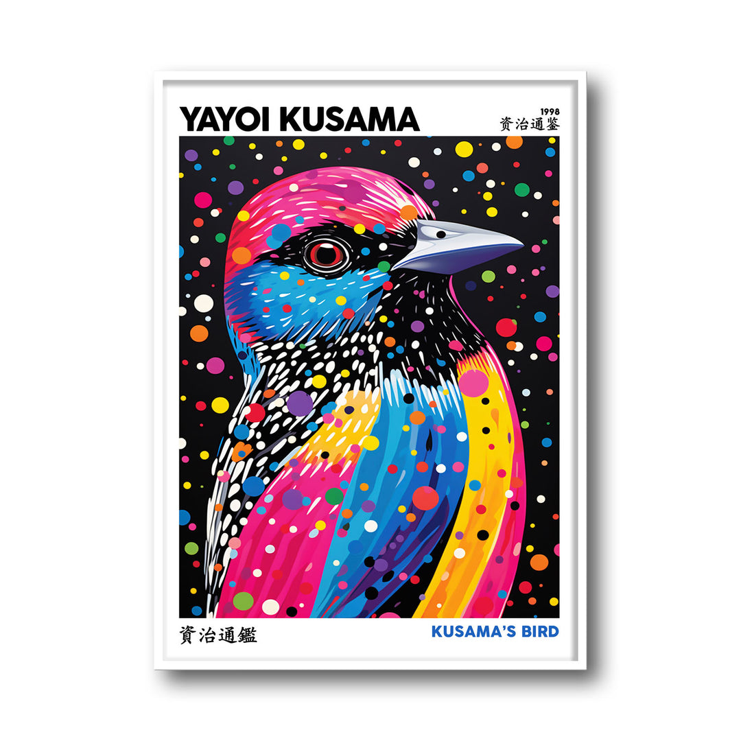 kusamas-bird-yayoi-kusama canvas art - Shop art for home decor