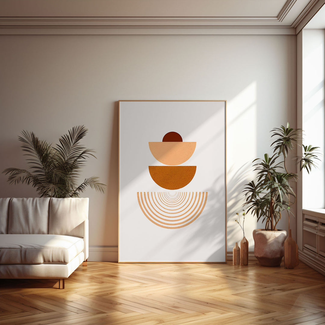 layered-balance art print - High-quality canvas print from Raremango