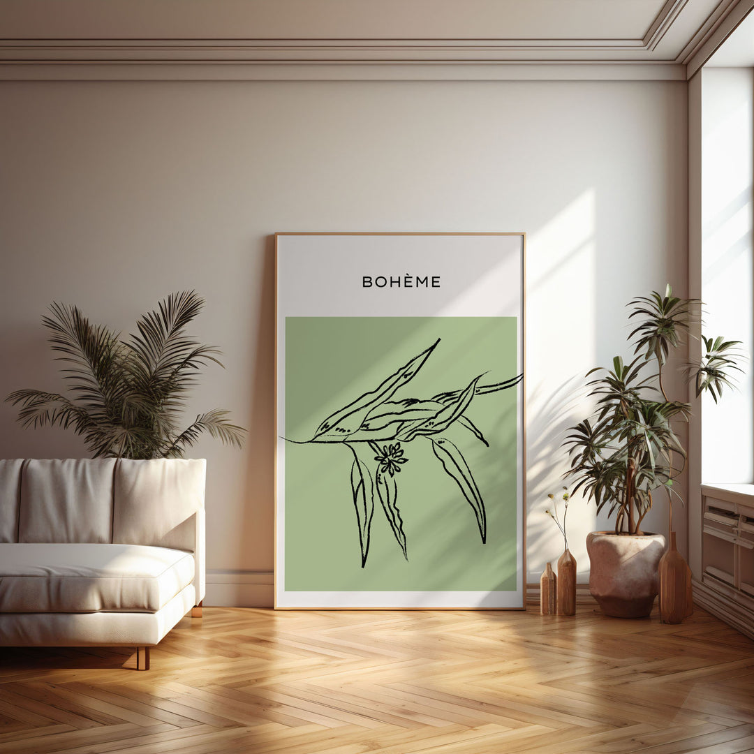 leaflet art print - High-quality canvas print from Raremango