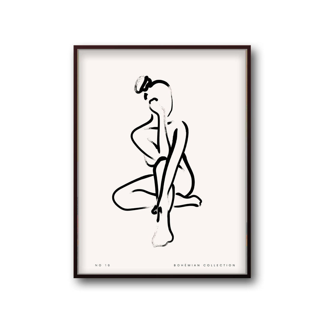 meditazione art print - High-quality canvas print from Raremango