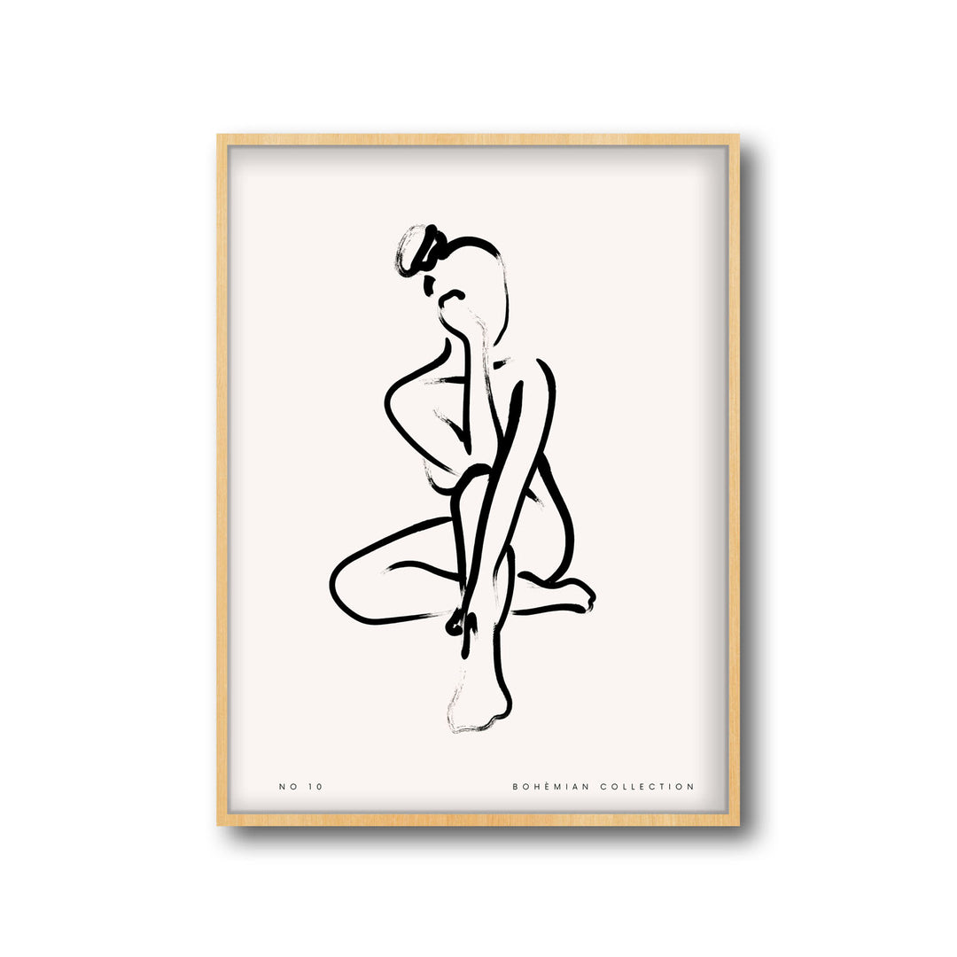 meditazione art print - High-quality canvas print from Raremango