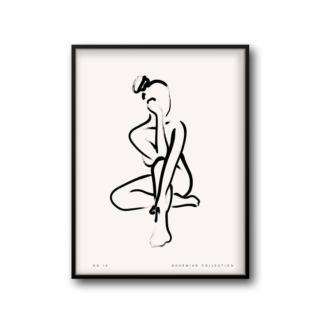 meditazione art print - High-quality canvas print from Raremango