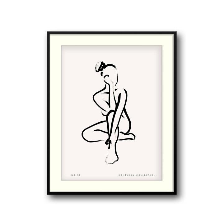 meditazione art print - High-quality canvas print from Raremango