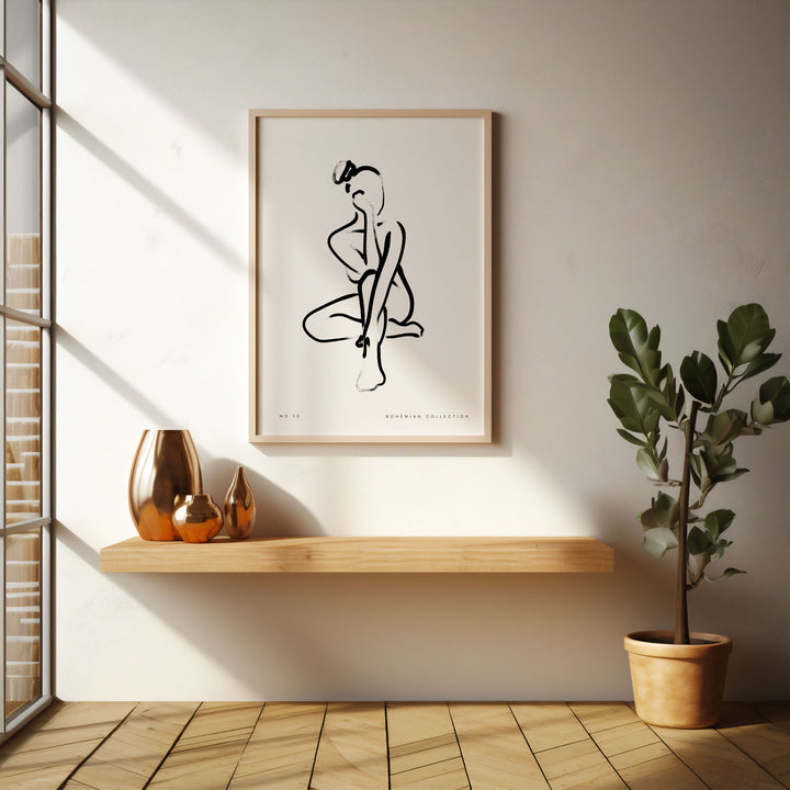 meditazione art print - High-quality canvas print from Raremango