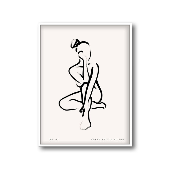 meditazione art print - High-quality canvas print from Raremango