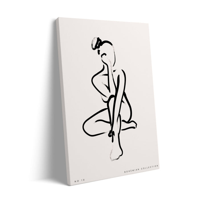 meditazione art print - High-quality canvas print from Raremango