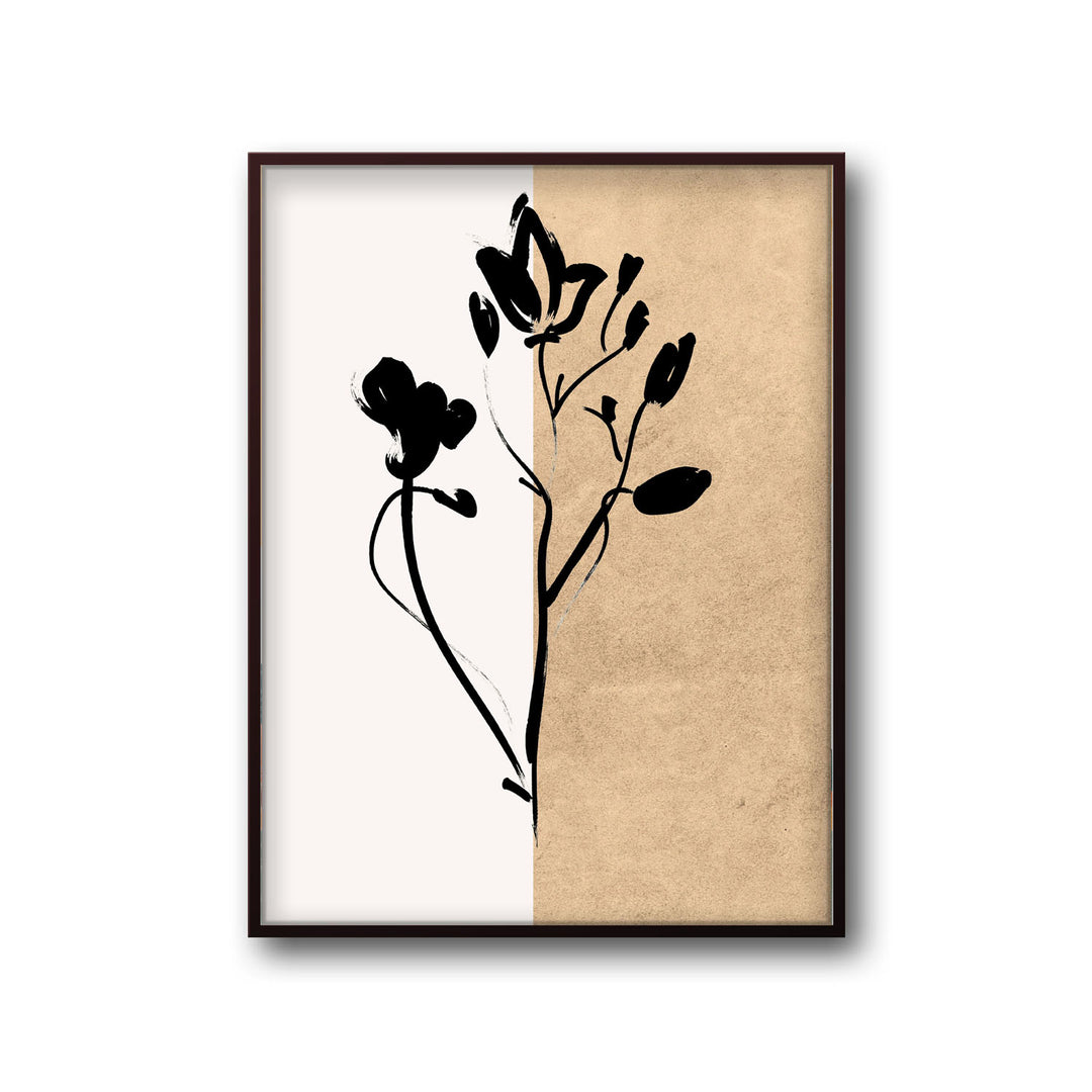 midnight-flower art print - High-quality canvas print from Raremango