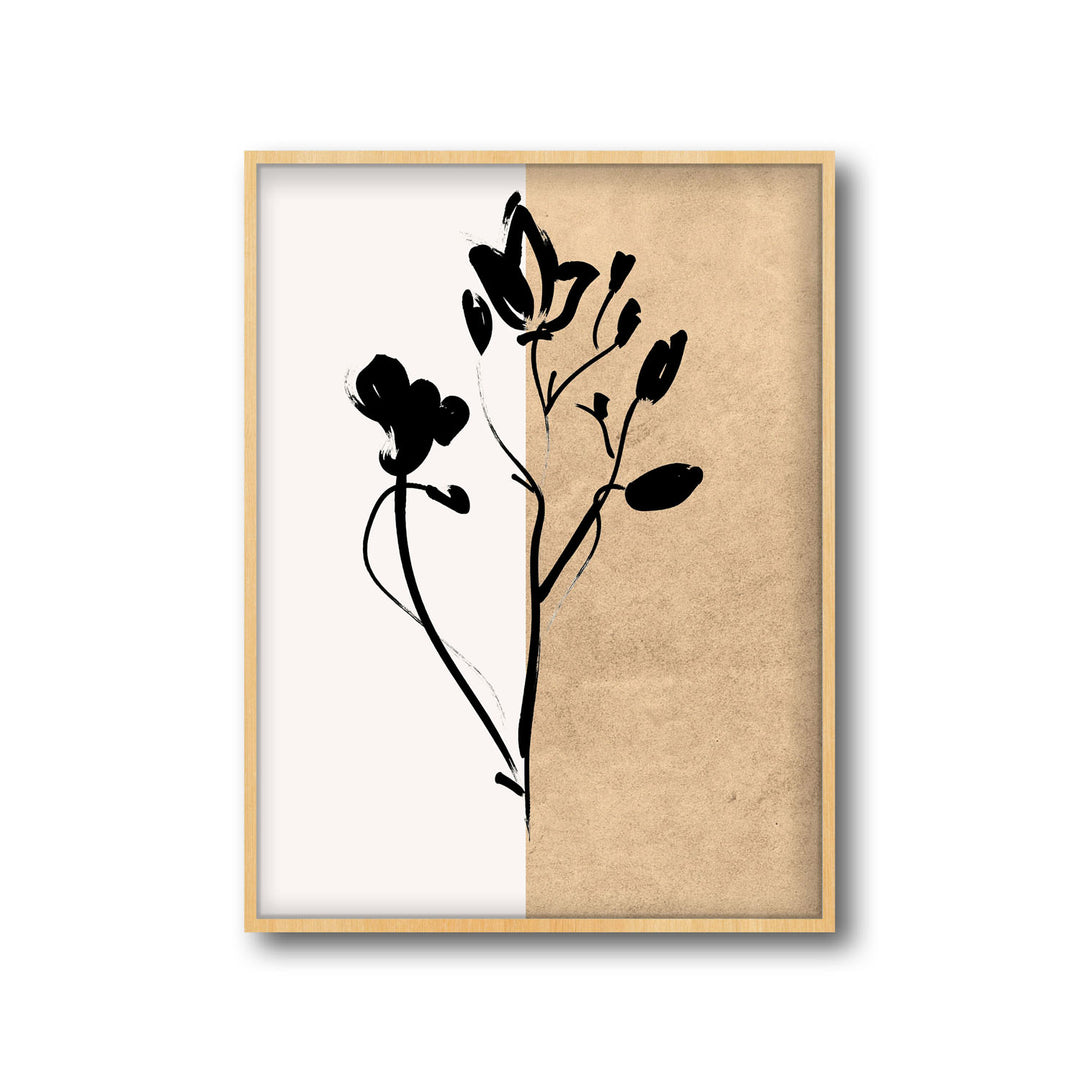 midnight-flower art print - High-quality canvas print from Raremango