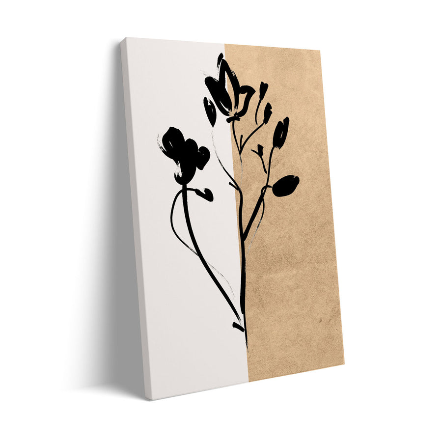 midnight-flower art print - High-quality canvas print from Raremango