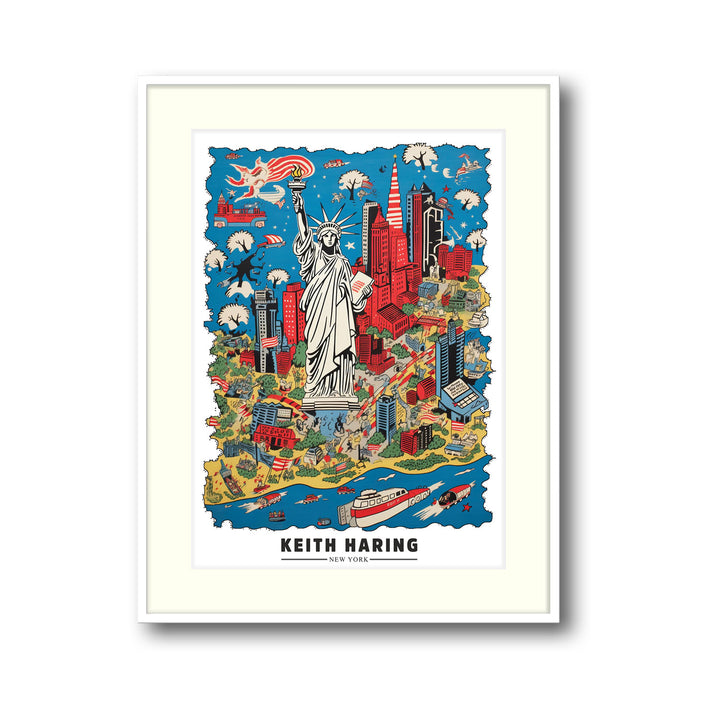 new-york-city-keith-haring canvas art - Shop art for home decor