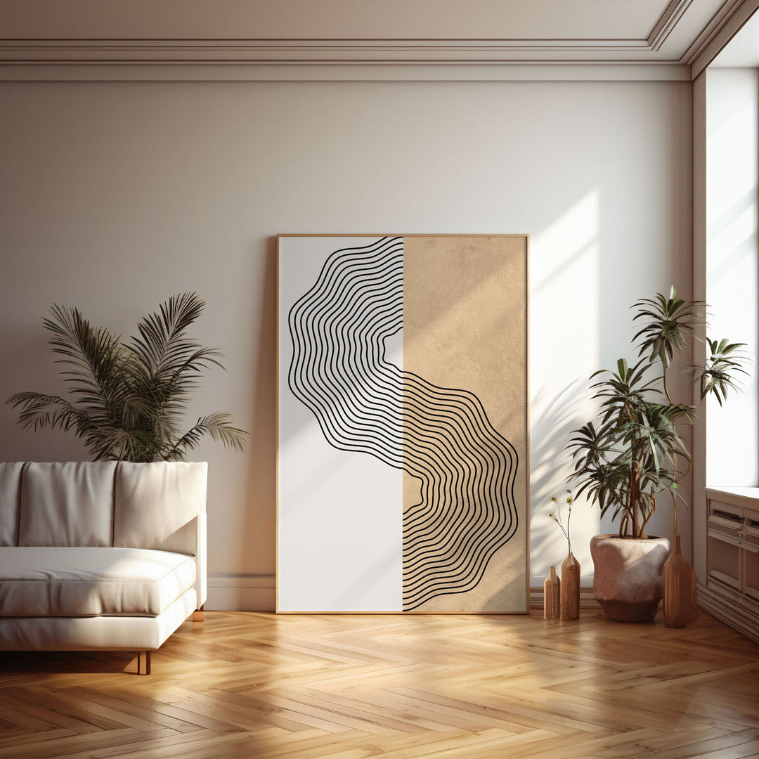 ondas art print - High-quality canvas print from Raremango