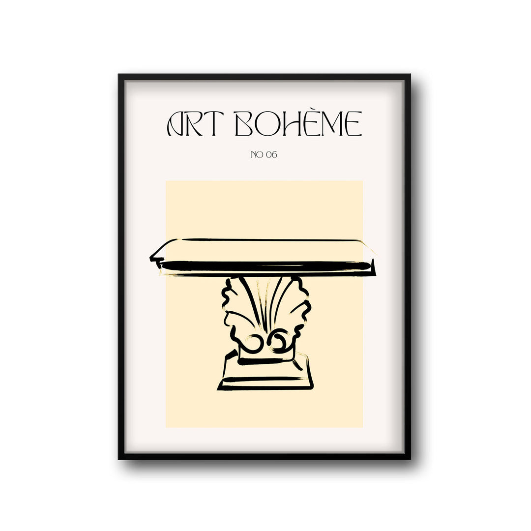 pedestal art print - High-quality canvas print from Raremango