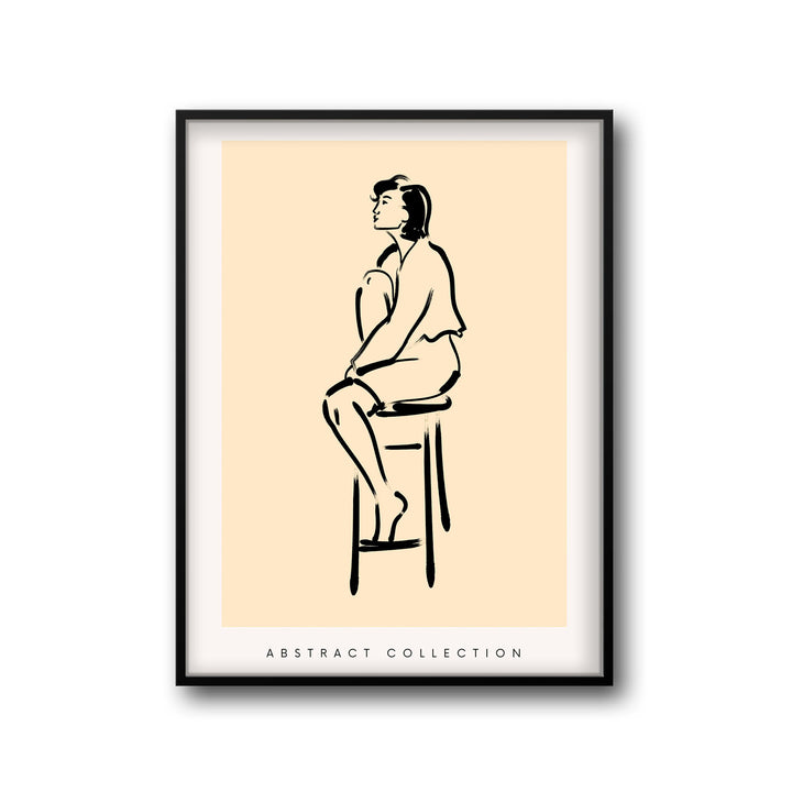 pensive-moment art print - High-quality canvas print from Raremango