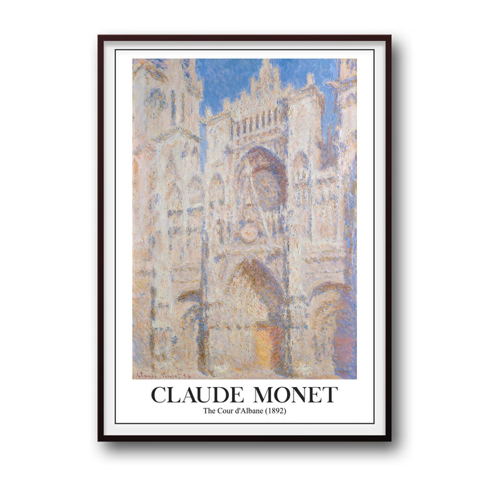 rouen-cathedral-west-facade-1892-claude-monet canvas art - Shop art for home decor