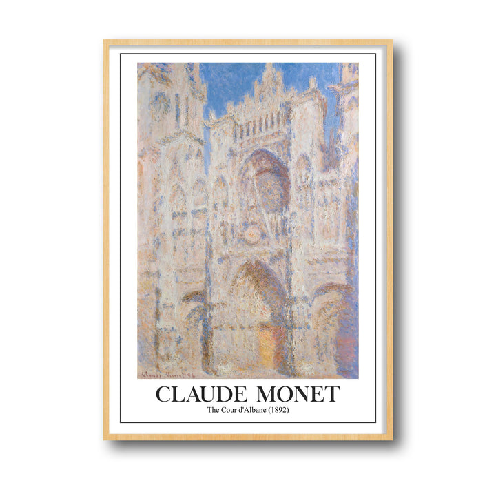 rouen-cathedral-west-facade-1892-claude-monet canvas art - Shop art for home decor