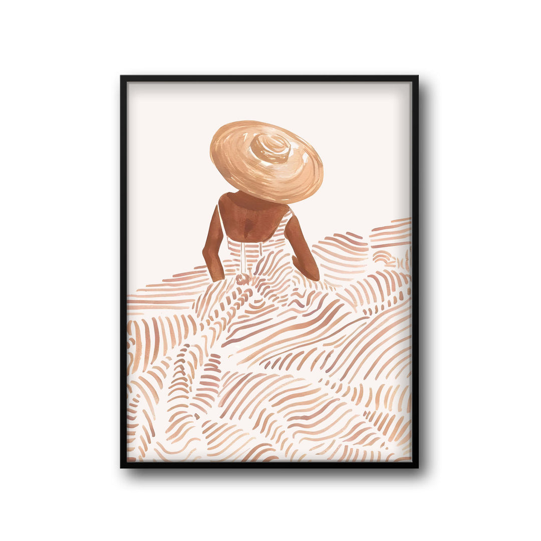 serene art print - High-quality canvas print from Raremango