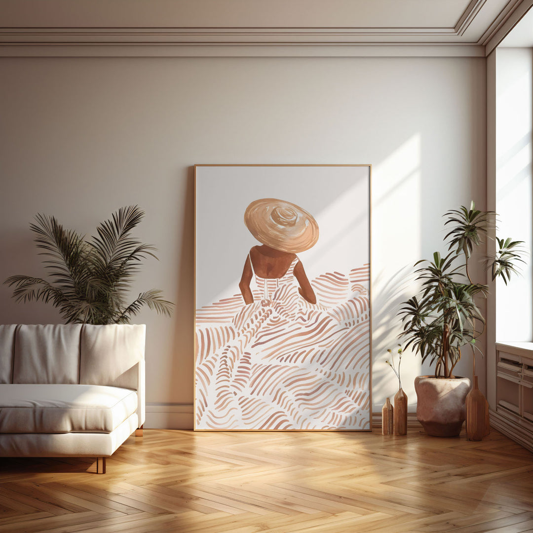 serene art print - High-quality canvas print from Raremango