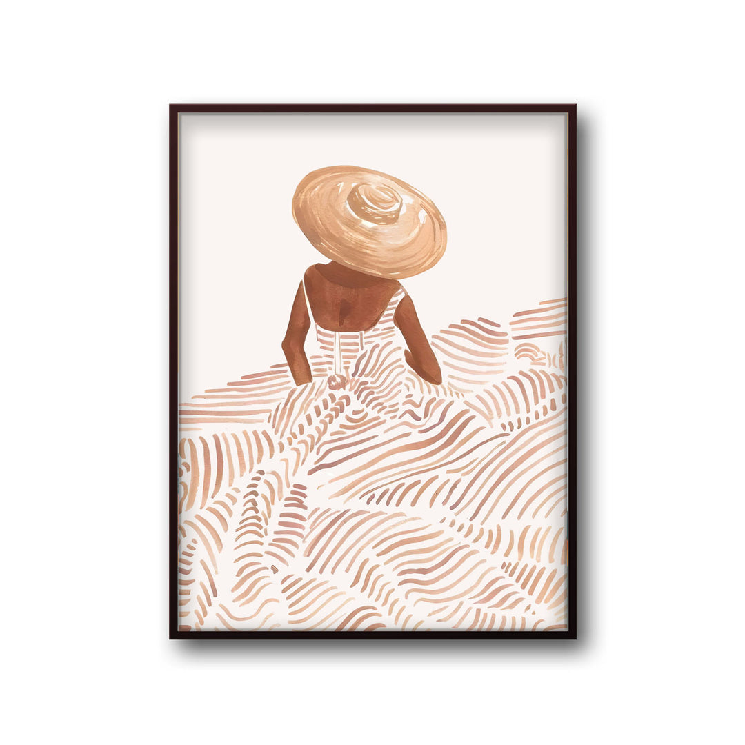 serene art print - High-quality canvas print from Raremango