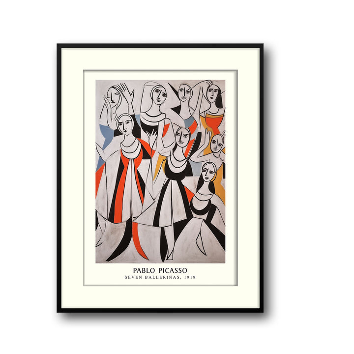 seven-ballerinas-pablo-picasso canvas art - Shop art for home decor