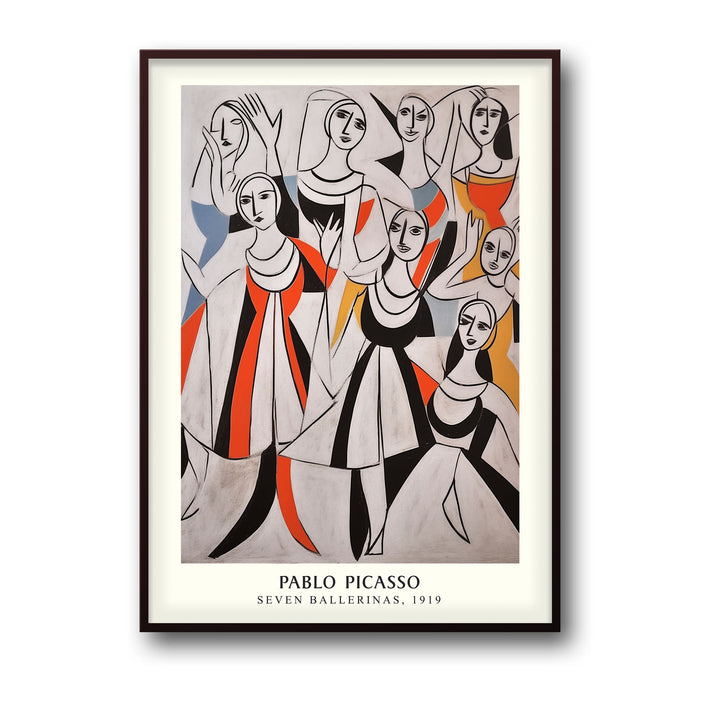 seven-ballerinas-pablo-picasso canvas art - Shop art for home decor