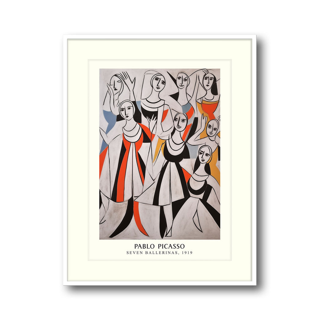 seven-ballerinas-pablo-picasso canvas art - Shop art for home decor