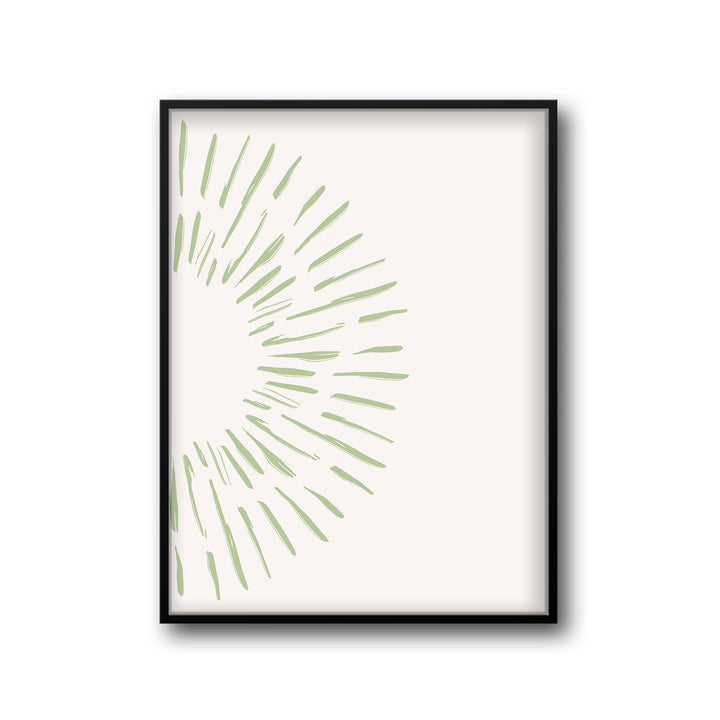 splash-green art print - High-quality canvas print from Raremango