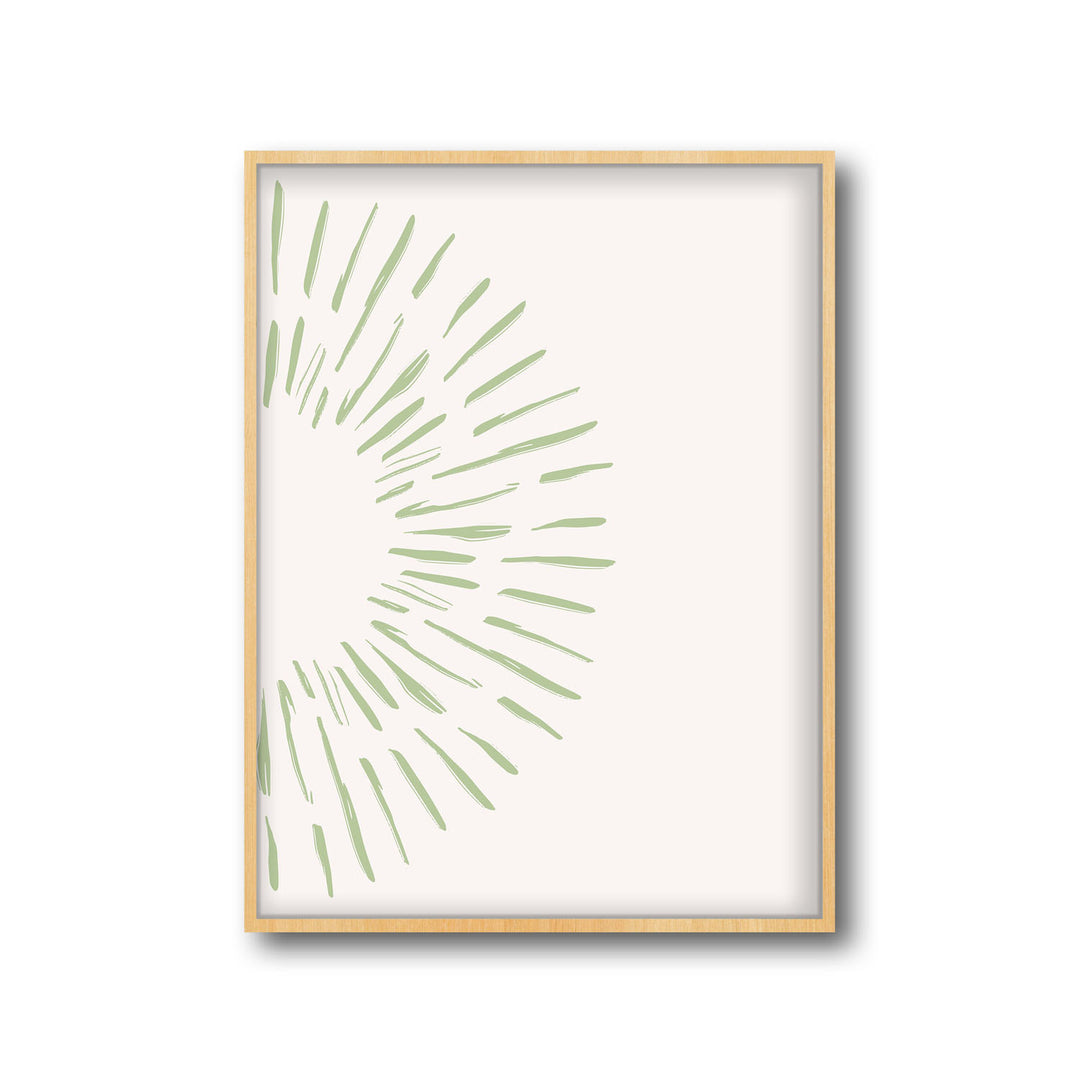 splash-green art print - High-quality canvas print from Raremango