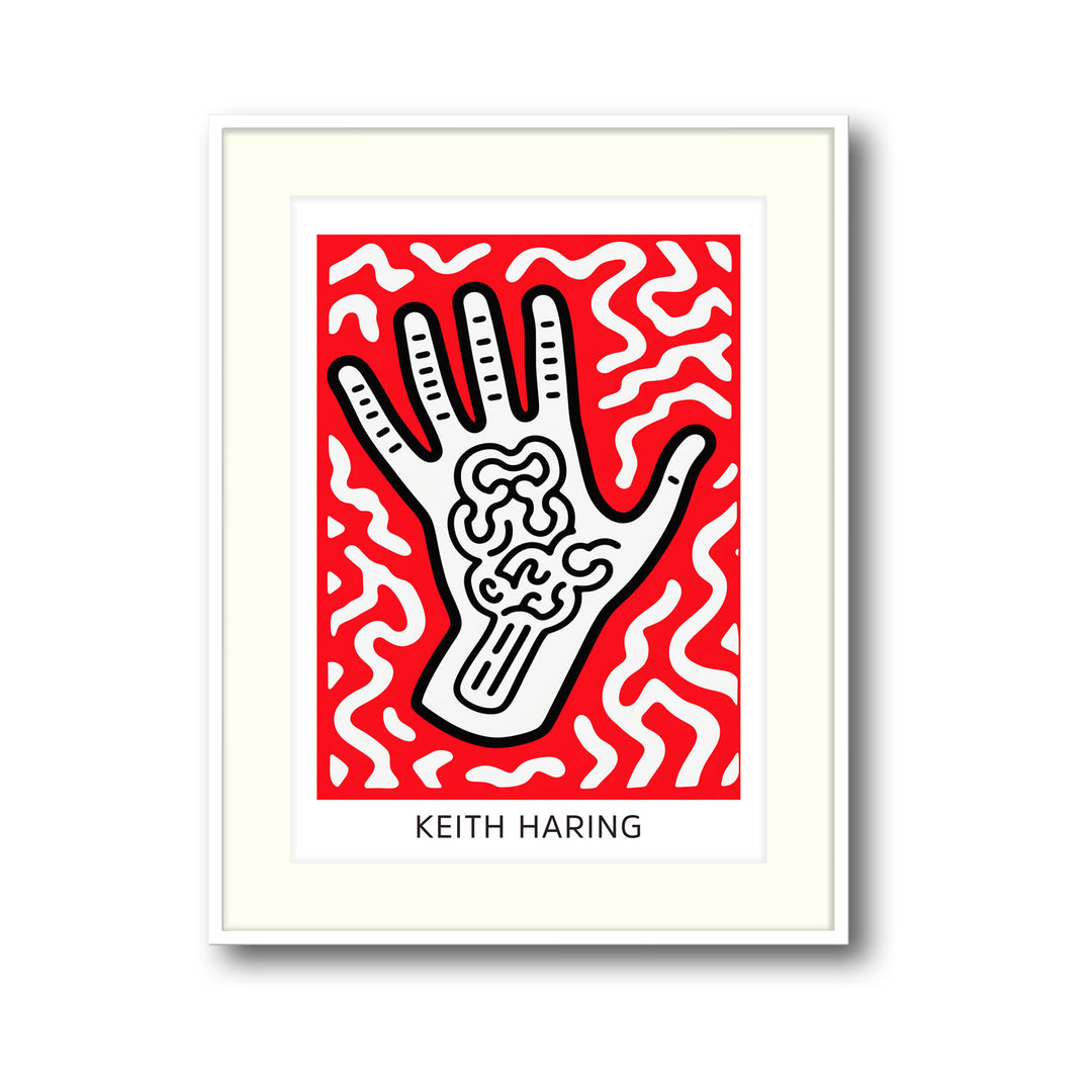 stop-keith-haring canvas art - Shop art for home decor