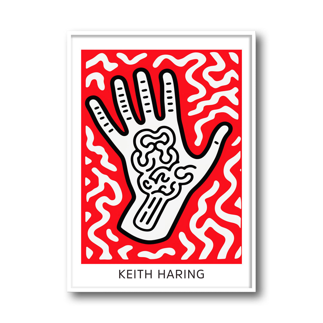 stop-keith-haring canvas art - Shop art for home decor