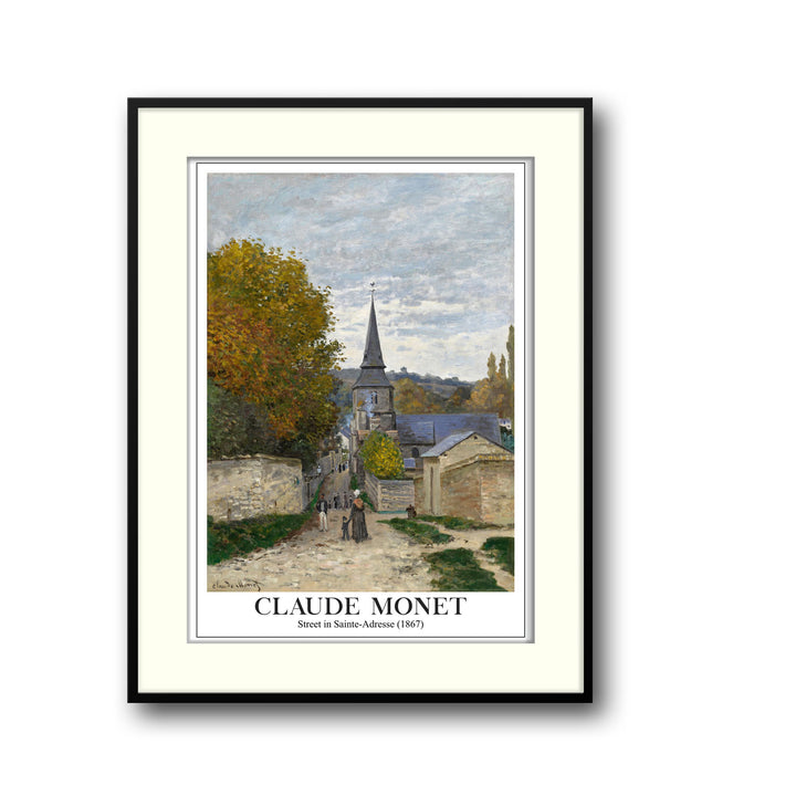 street-in-sainte-adresse-1867-claude-monet canvas art - Shop art for home decor