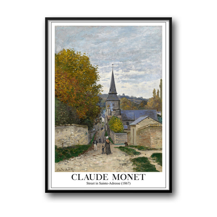 street-in-sainte-adresse-1867-claude-monet canvas art - Shop art for home decor