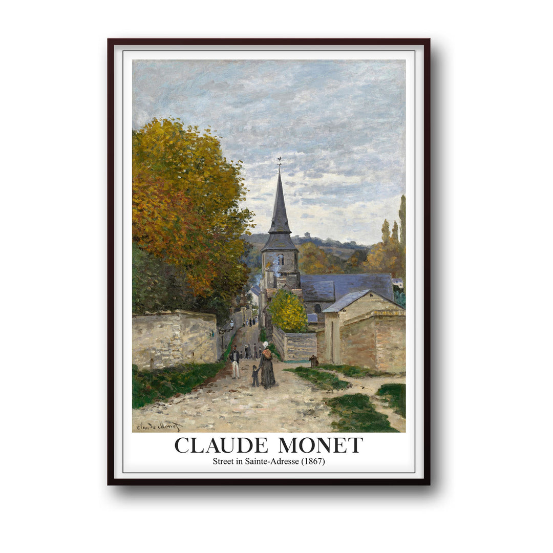 street-in-sainte-adresse-1867-claude-monet canvas art - Shop art for home decor