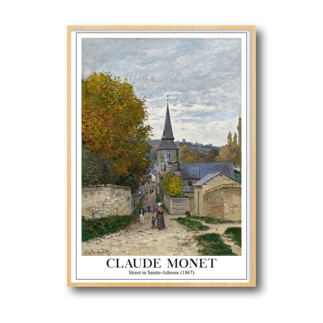 street-in-sainte-adresse-1867-claude-monet canvas art - Shop art for home decor