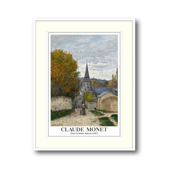 street-in-sainte-adresse-1867-claude-monet canvas art - Shop art for home decor