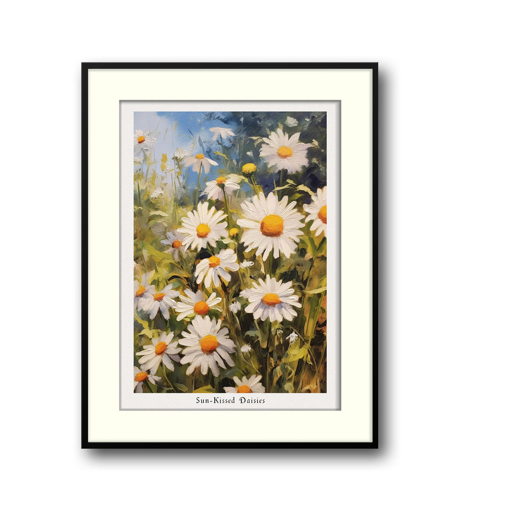 sun-kissed-daises canvas art - Shop art for home decor