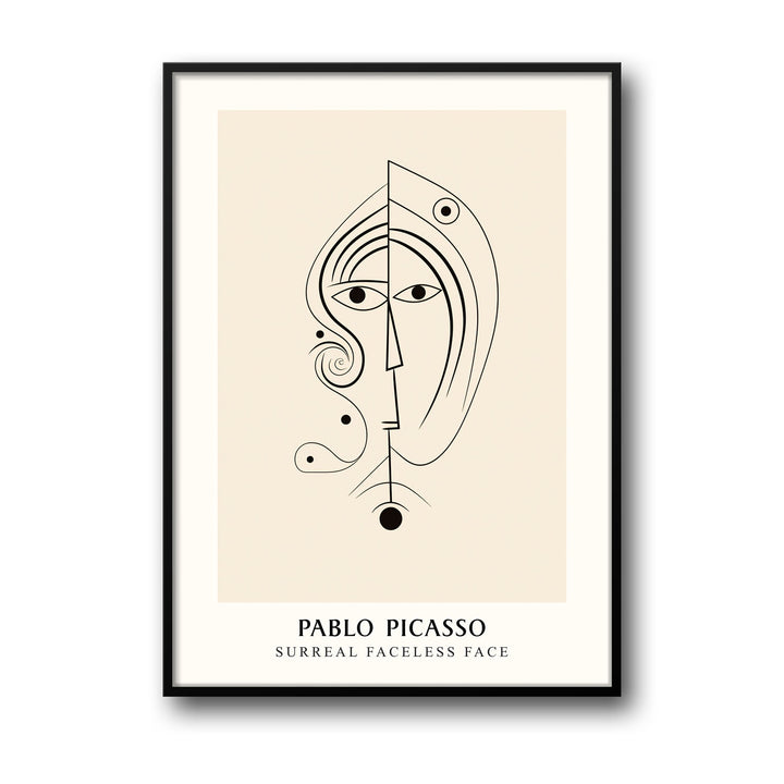 surreal-faceless-face-pablo-picasso canvas art - Shop art for home decor