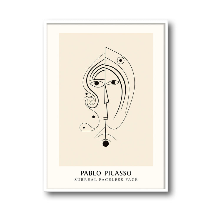 surreal-faceless-face-pablo-picasso canvas art - Shop art for home decor