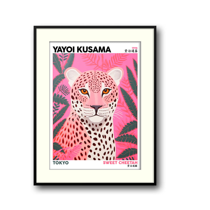 sweet-cheetah-yayoi-kusama canvas art - Shop art for home decor