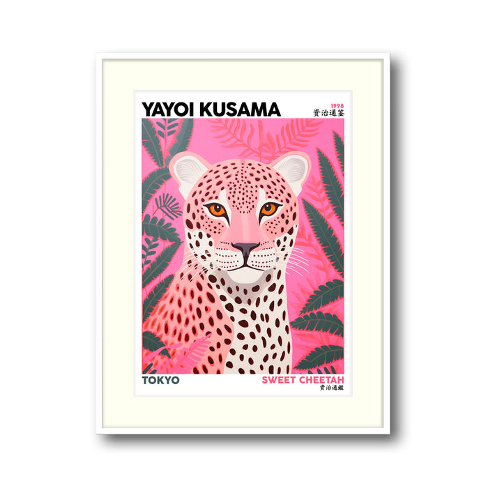 sweet-cheetah-yayoi-kusama canvas art - Shop art for home decor