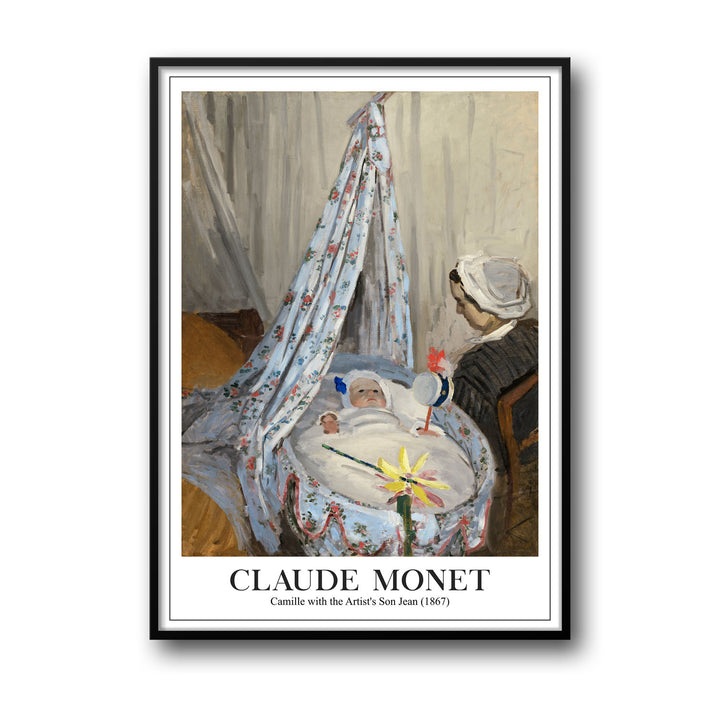 the-cradle-camille-with-the-artists-son-jean-1867-claude-monet canvas art - Shop art for home decor