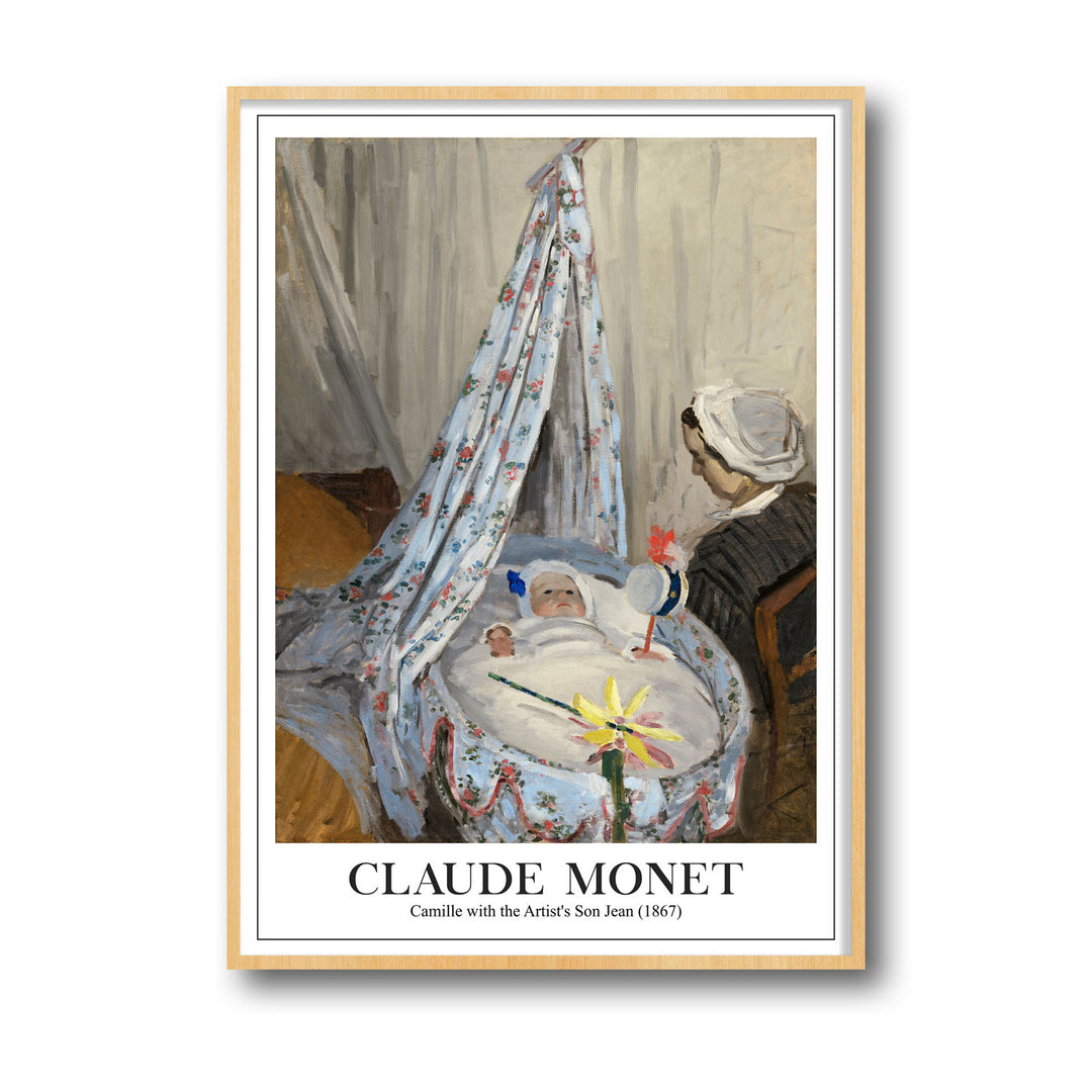 the-cradle-camille-with-the-artists-son-jean-1867-claude-monet canvas art - Shop art for home decor