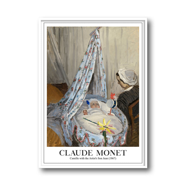 the-cradle-camille-with-the-artists-son-jean-1867-claude-monet canvas art - Shop art for home decor