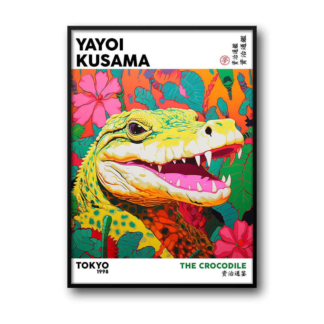 the-crocodile-yayoi-kusama canvas art - Shop art for home decor