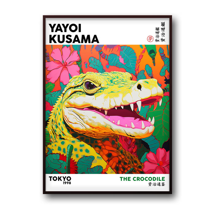 the-crocodile-yayoi-kusama canvas art - Shop art for home decor